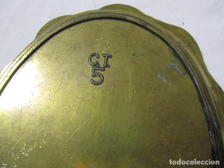 Vintage: Original bandeja de bronce Estrella de Salom&oacute;n - Foto 11