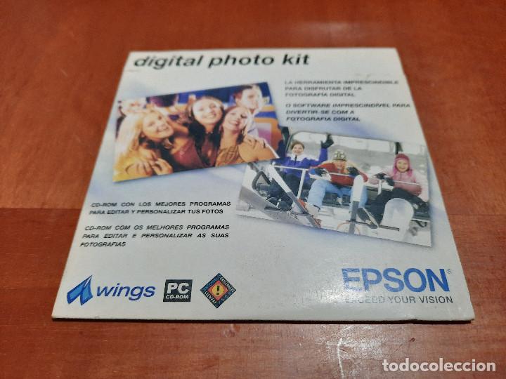 Vintage: DIGITAL PHOTO KIT. PC CD-ROM.EN CART&Oacute;N. EPSON. BUEN ESTADO. PROGRAMA VINTAGE.