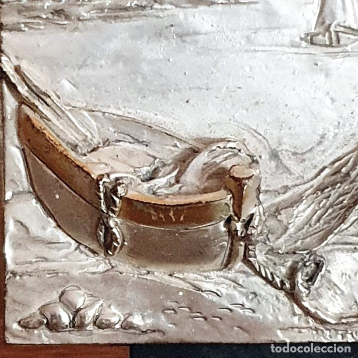 Vintage: CUADRO EN RELIEVE. MARINA. - Foto 5