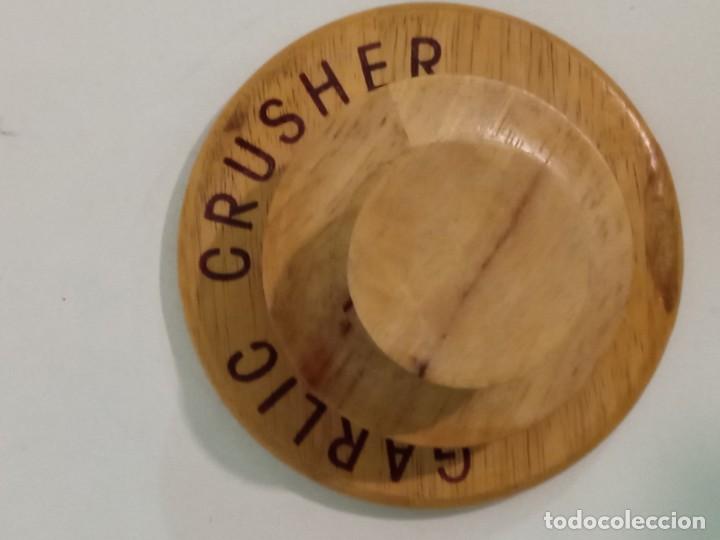 Vintage: GARLIC CRICHERS MADERA CHAFA AJOS - Foto 4