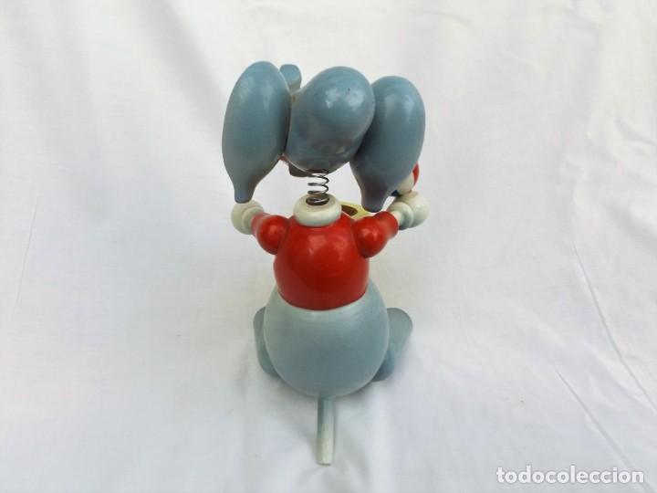 Vintage: elefante de madera porta l&aacute;piz - Foto 3