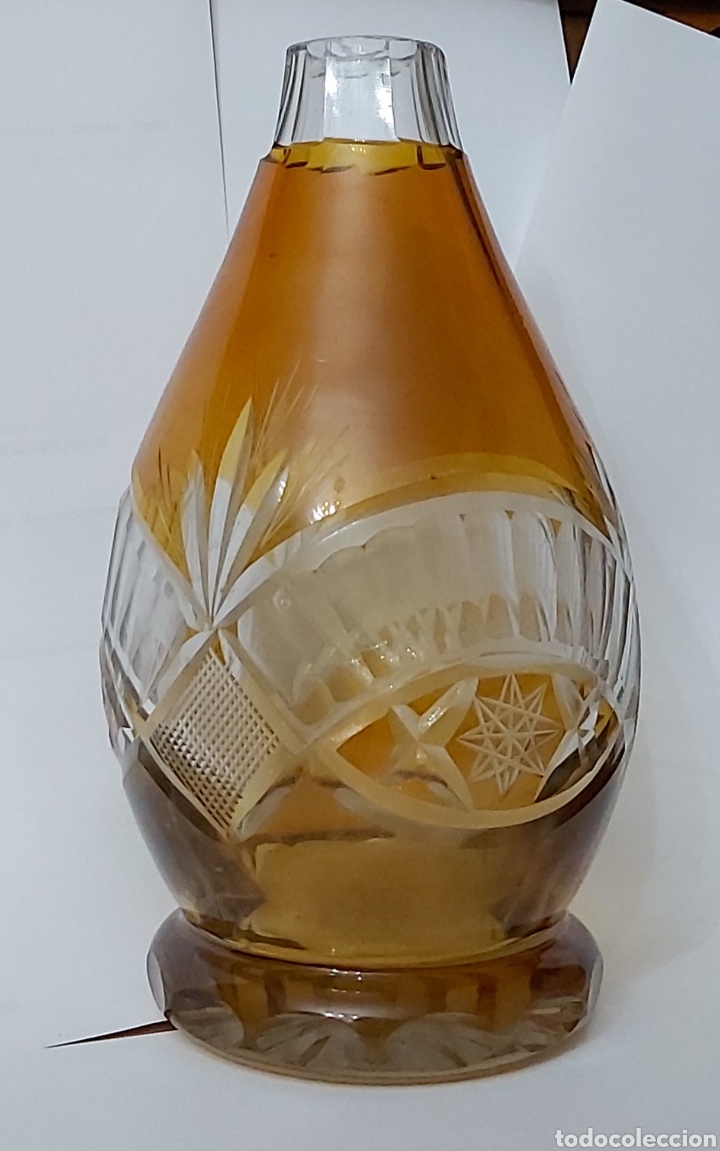 Vintage: BOTELLA CRISTAL TALLADA - Foto 2