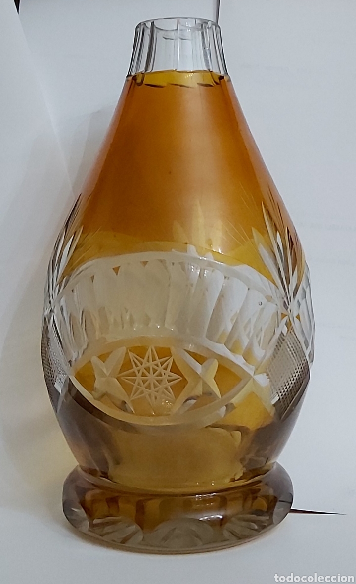 Vintage: BOTELLA CRISTAL TALLADA - Foto 1