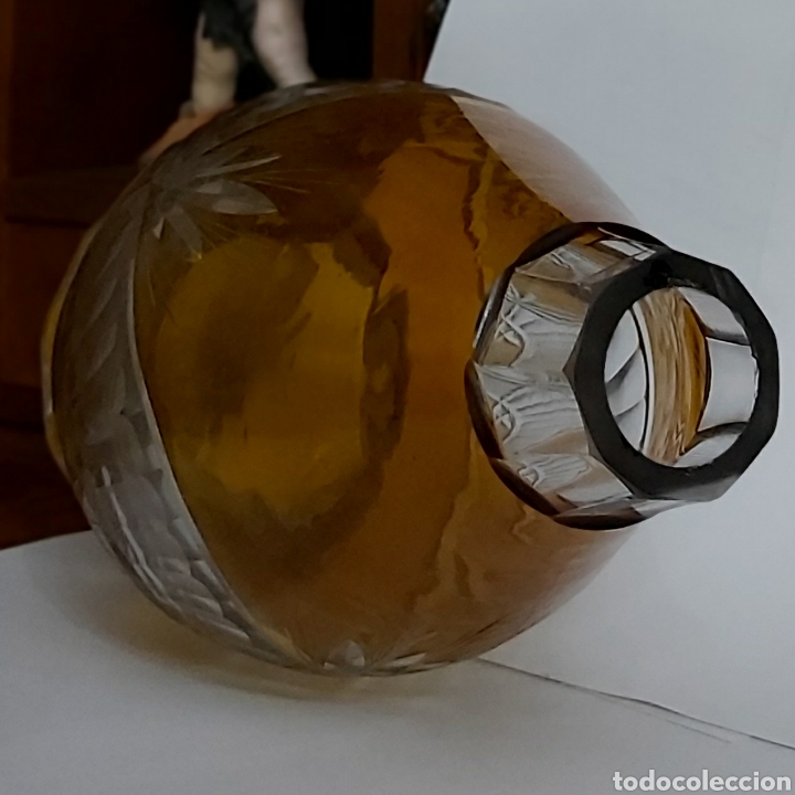 Vintage: BOTELLA CRISTAL TALLADA - Foto 4
