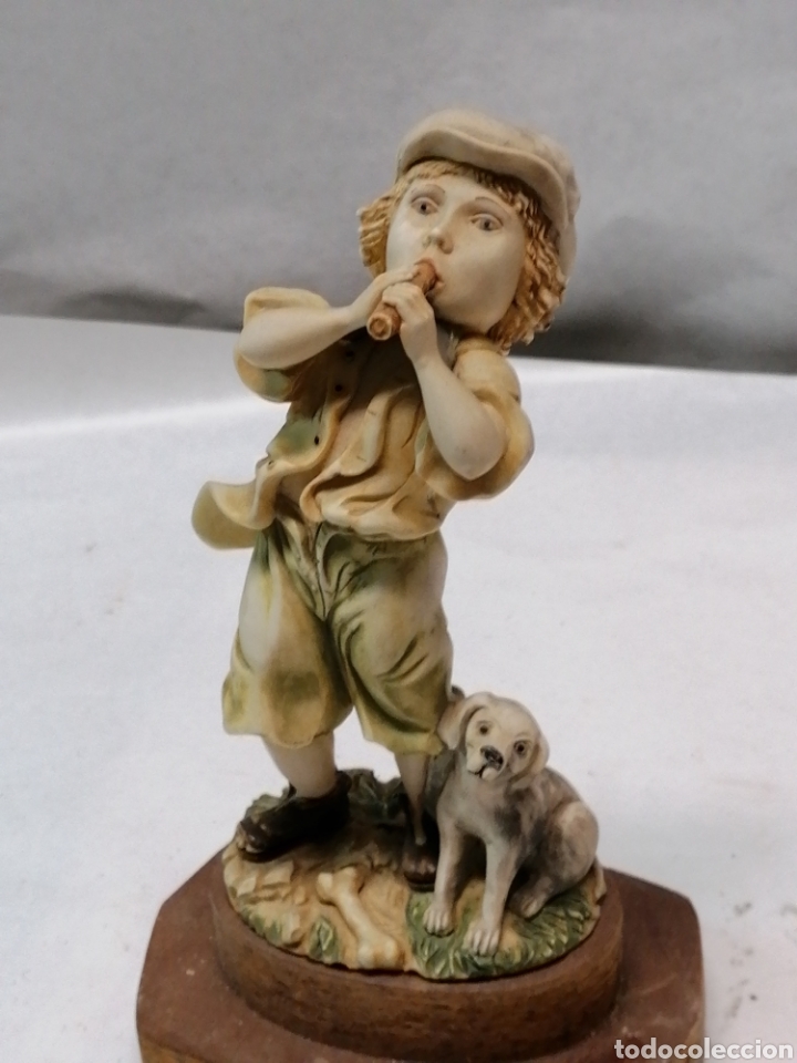 Vintage: Ni&ntilde;o con perro