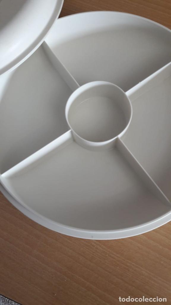 Vintage: Aperitivera Tupperware 25 cm . pr&aacute;cticamente sin uso. - Foto 2