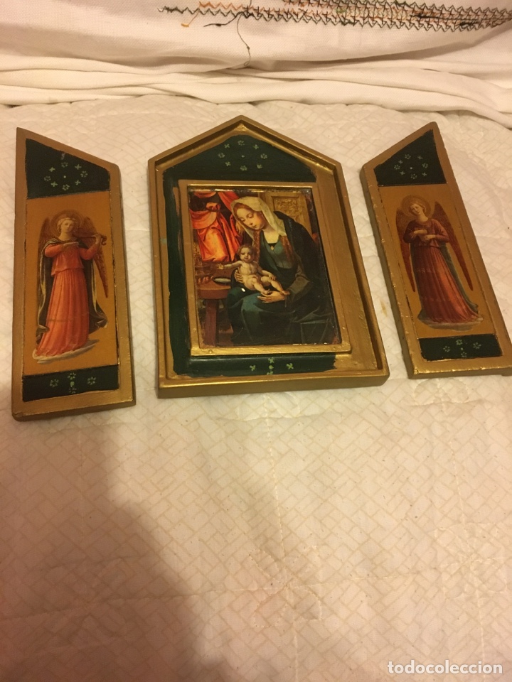 Vintage: Tr&iacute;ptico religioso - Foto 1