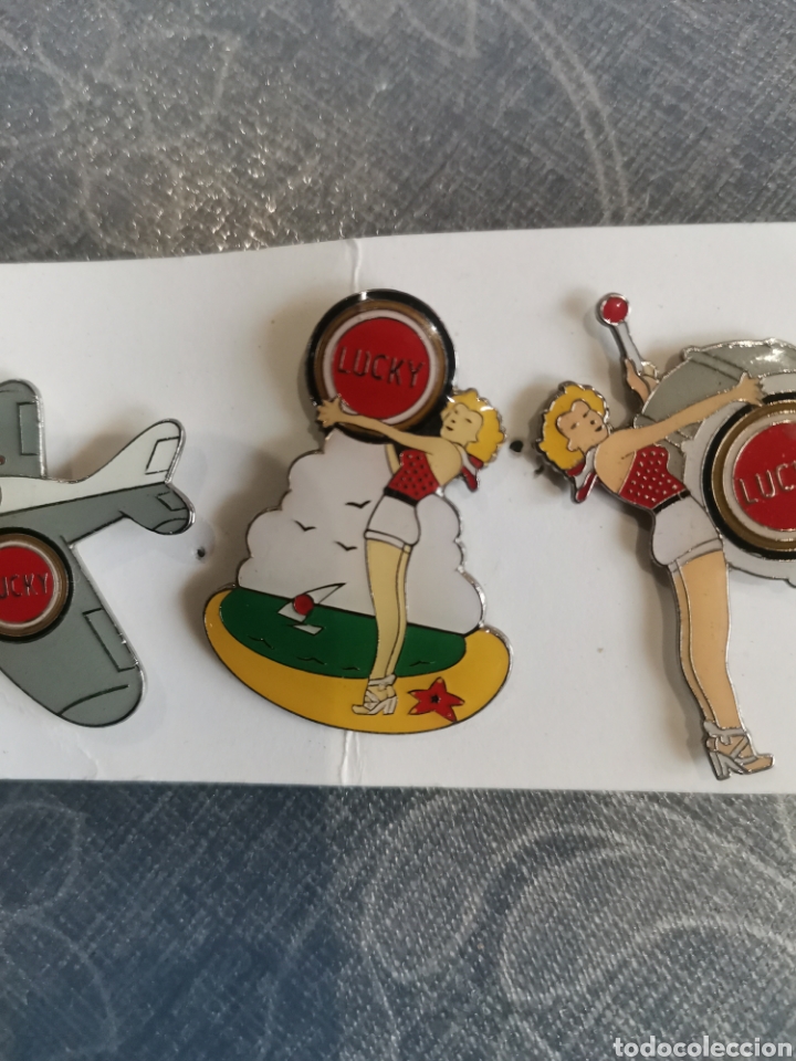Vintage: Lote de pin Lucky Strike - Foto 3