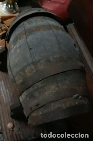 Vintage: BARRIL MADERA..DECORACION.. 5 LITROS. - Foto 4