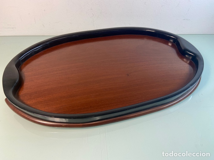 Vintage: Bandeja madera de Caoba Art dec&oacute; - Foto 2