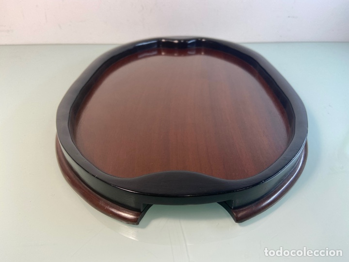 Vintage: Bandeja madera de Caoba Art dec&oacute; - Foto 4