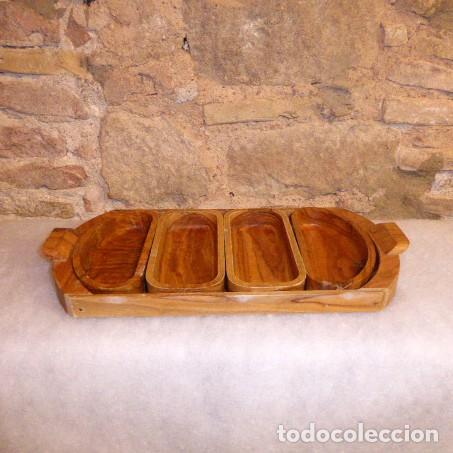 Vintage: Set de aperitivos vintage en madera - Foto 2