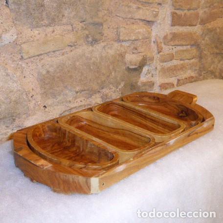 Vintage: Set de aperitivos vintage en madera - Foto 3