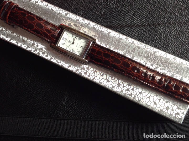 Vintage: Reloj rectangular correa piel original - Foto 2