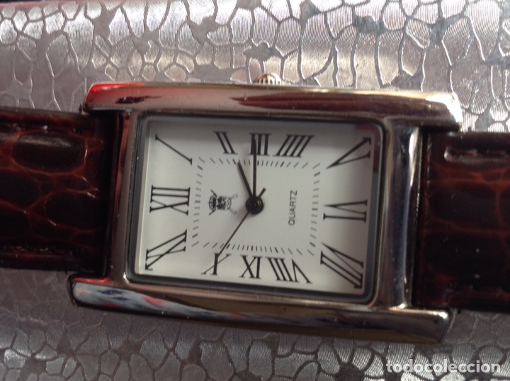 Vintage: Reloj rectangular correa piel original - Foto 1