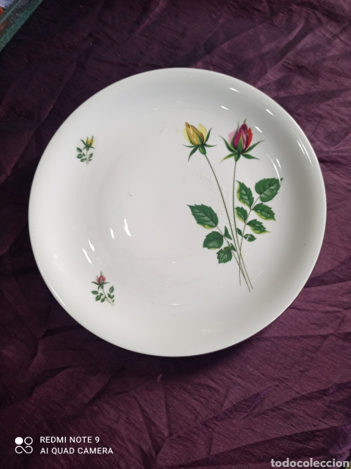 Vintage: Antiguo plato porcelana Bavaria