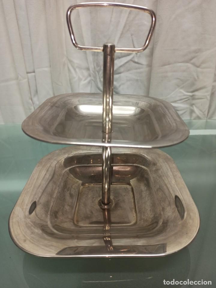 Vintage: BANDEJA DOBLE EN METAL - Foto 1