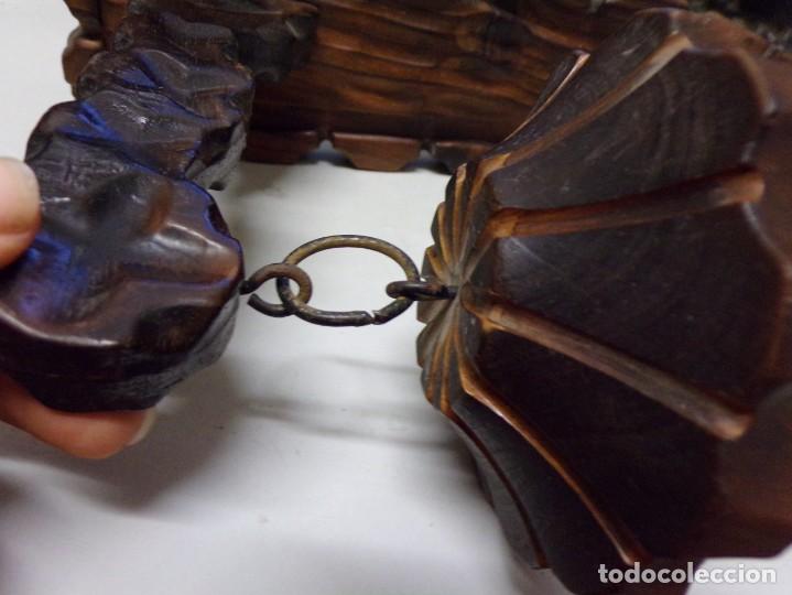 Vintage: ESTAMOS LIQUIDANDO. porta velas de madera - Foto 7