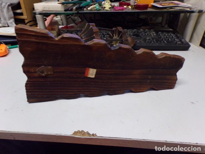 Vintage: ESTAMOS LIQUIDANDO. porta velas de madera - Foto 8
