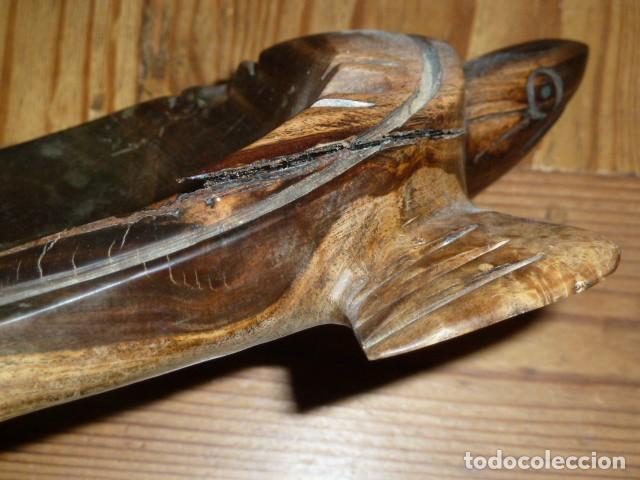Vintage: Tortuga cenicero. Madera maciza. - Foto 13