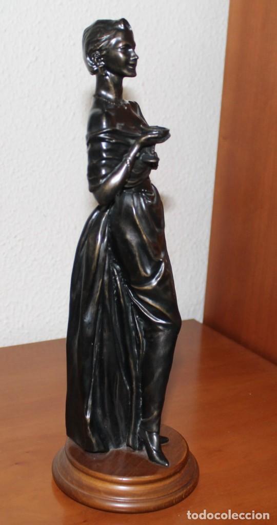 Vintage: FIGURA MUJER ALABASTRO - Foto 3
