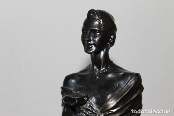 Vintage: FIGURA MUJER ALABASTRO - Foto 5