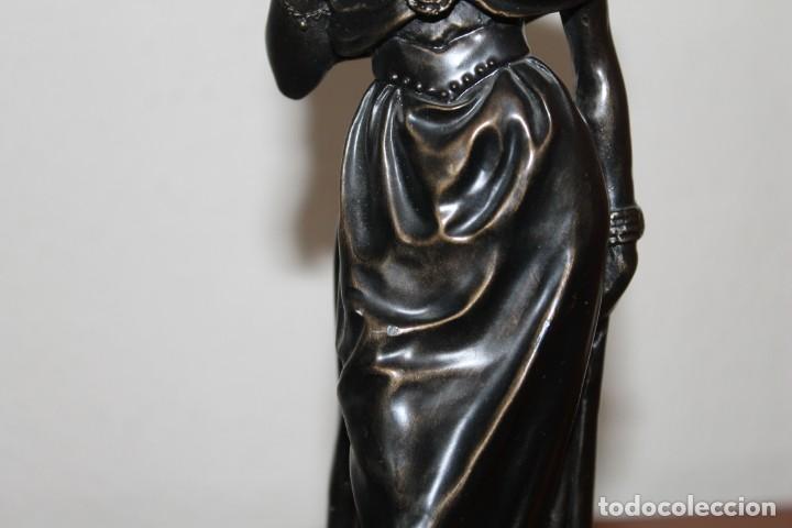 Vintage: FIGURA MUJER ALABASTRO - Foto 7