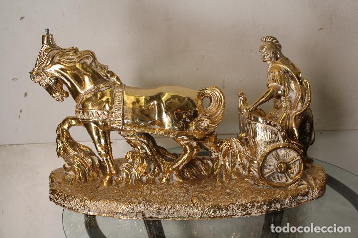 Vintage: carro romano - hercules - figura decorativa - zache dise&ntilde;o muebles