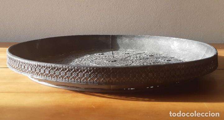 Vintage: Bandeja Circular en metal Vintage - Foto 3