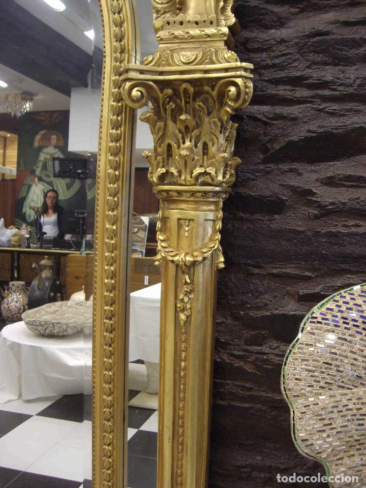 Vintage: ESPEJO DORADO BISELADO - Foto 4
