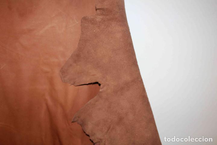 Vintage: PIEL NATURAL VACA MARRON - Foto 3