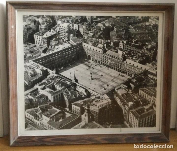 Vintage: FOTOGRAFIA ENMARCADA PLAZA MAYOR DE MADRID 64 CM