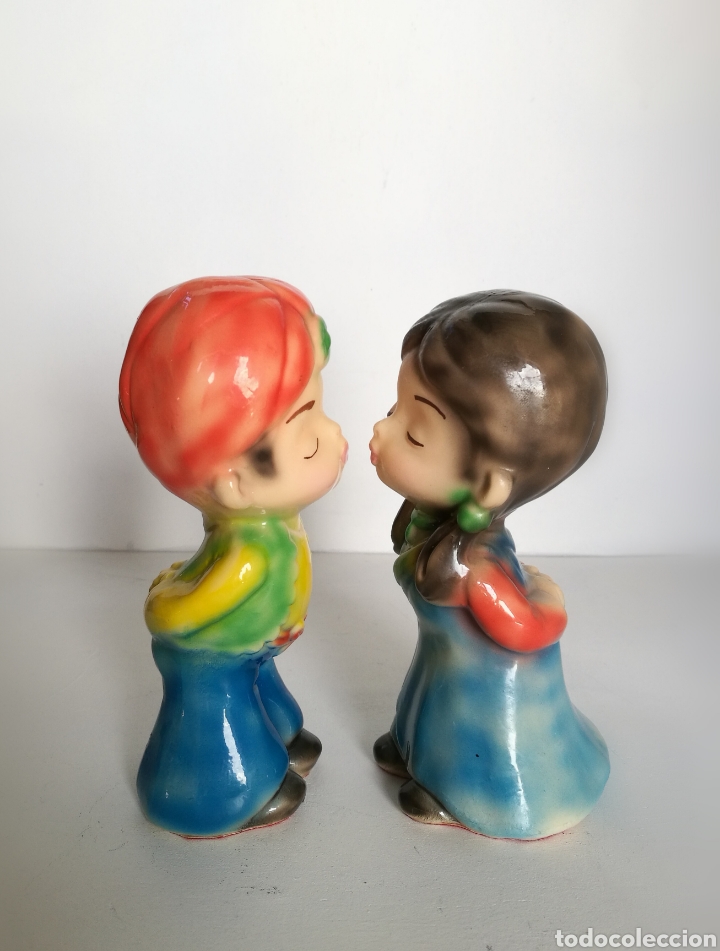 Vintage: FIGURAS ESCAYOLA PAREJA ENAMORADOS A&Ntilde;OS 60 // VINTAGE RETRO Aladdin y Yasmin