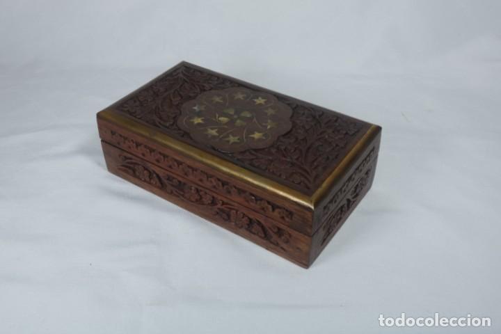 Vintage: Parejas de cajas de madera talladas a mano - Foto 4