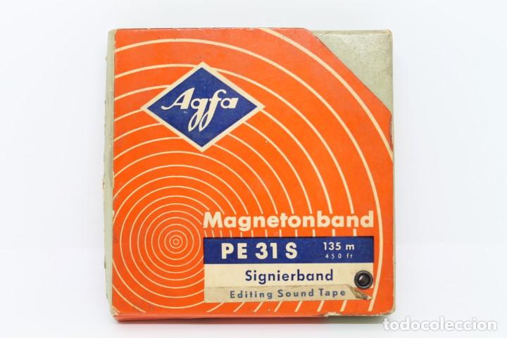 Vintage AGFA PE 31 casos sólo para Magnetonband Lote De Tres 