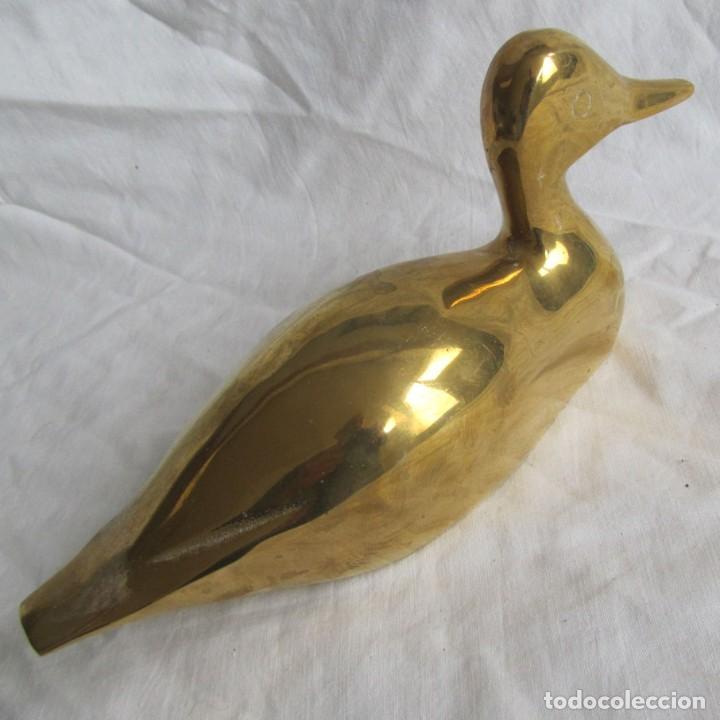 Vintage: Figura de pato en bronce - Foto 1