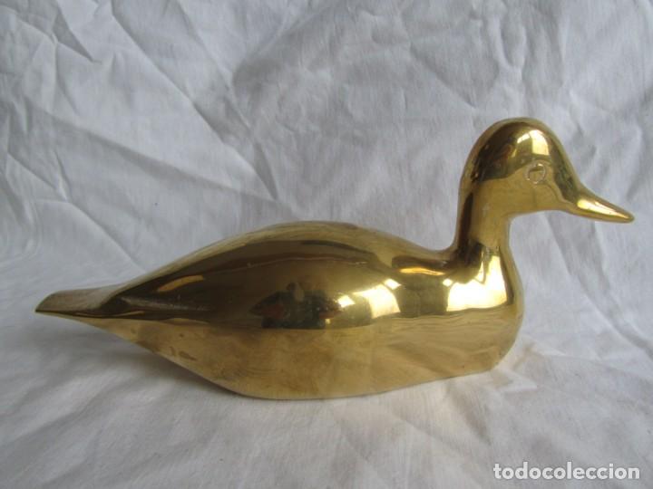 Vintage: Figura de pato en bronce - Foto 2