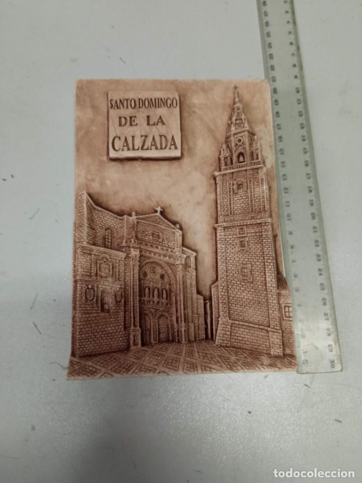 Vintage: Cuadro de cer&aacute;mica de Santo domingo de la Calzada