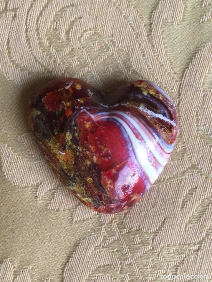 Vintage: CORAZON DE CRISTAL DE MURANO - Foto 1
