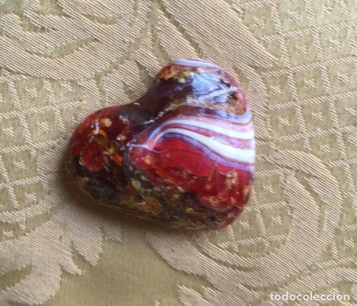 Vintage: CORAZON DE CRISTAL DE MURANO - Foto 2