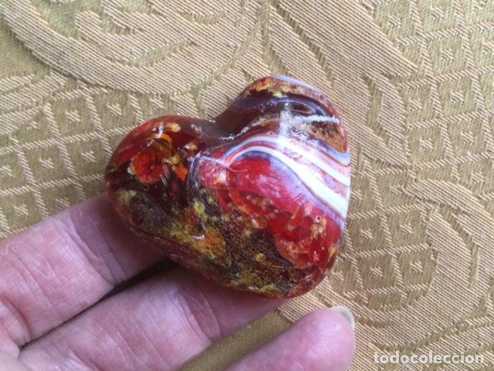 Vintage: CORAZON DE CRISTAL DE MURANO - Foto 3