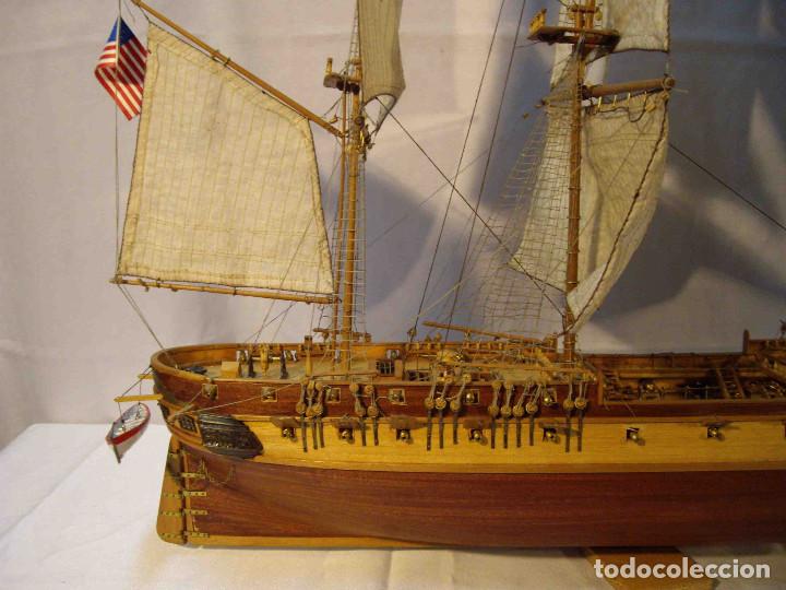 Vintage: MAQUETA VELERO USS CONSTELLATION - Foto 10