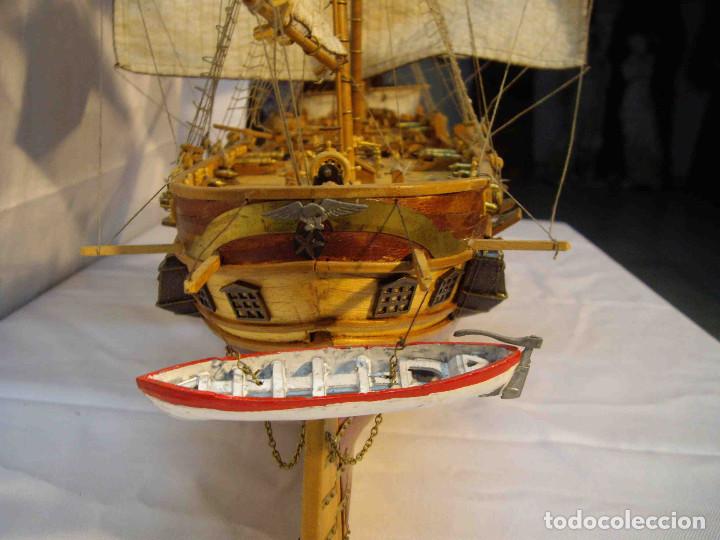 Vintage: MAQUETA VELERO USS CONSTELLATION - Foto 12