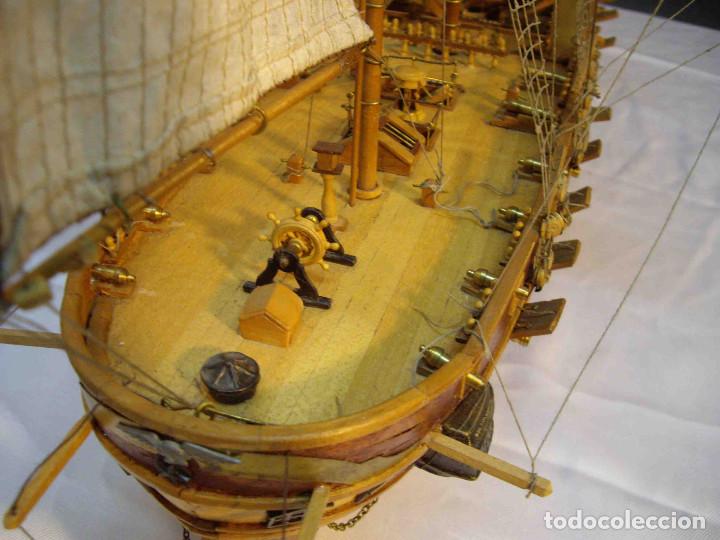 Vintage: MAQUETA VELERO USS CONSTELLATION - Foto 13