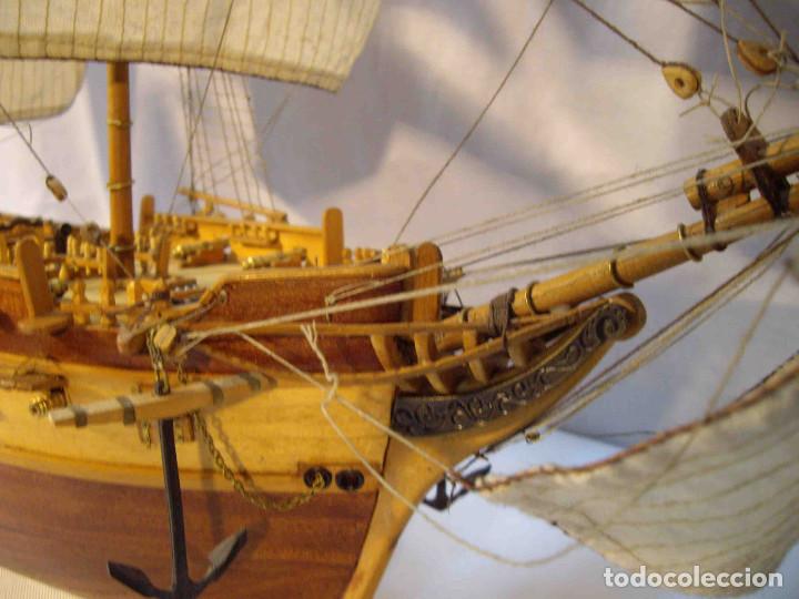 Vintage: MAQUETA VELERO USS CONSTELLATION - Foto 17