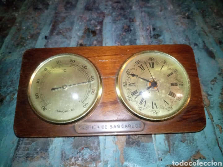 Vintage: Juego reloj bar&oacute;metro - Foto 2