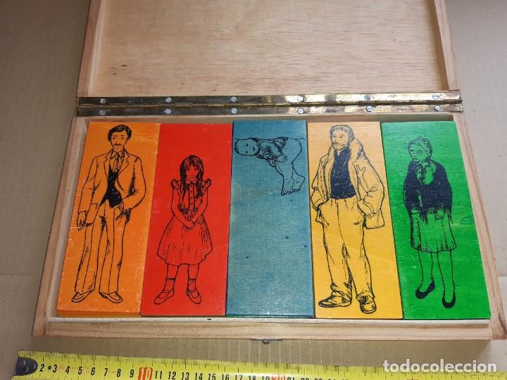 Vintage: Antiguo juego piezas de madera - Foto 1
