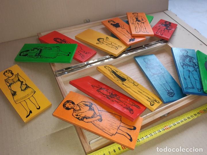 Vintage: Antiguo juego piezas de madera - Foto 2