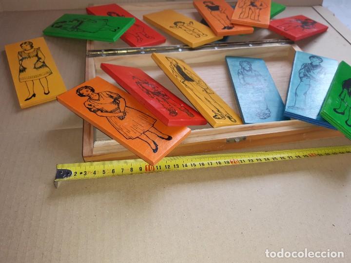 Vintage: Antiguo juego piezas de madera - Foto 3