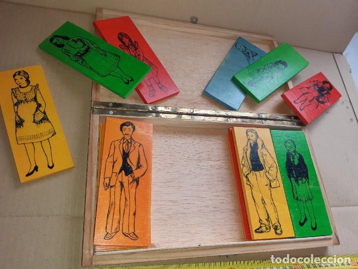 Vintage: Antiguo juego piezas de madera - Foto 4